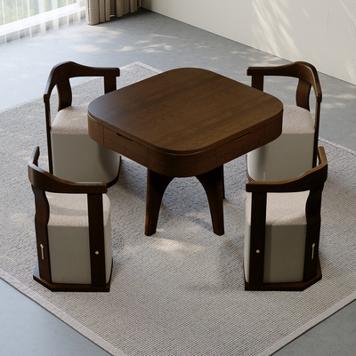 麻将桌两用餐桌饭桌一体家用机麻