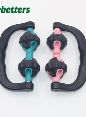 健身泡沫轴手持按摩轮瘦腿按摩器滚轮狼牙棒肌肉放松滚轴按摩腿部