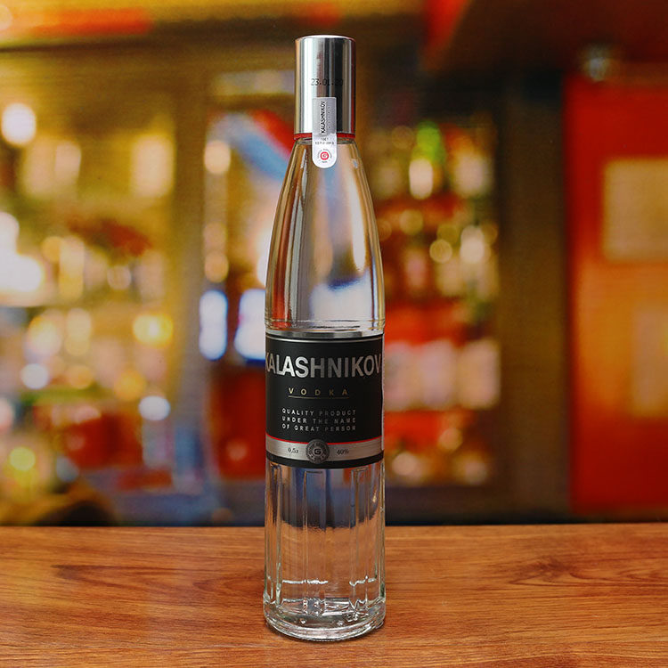 俄罗斯原瓶进口卡拉什尼科夫伏特加白酒40度500毫升