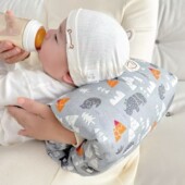 可拆洗哺乳枕喂奶神器纯棉多功能婴儿抱娃手臂枕头舒适垫胳膊抱睡
