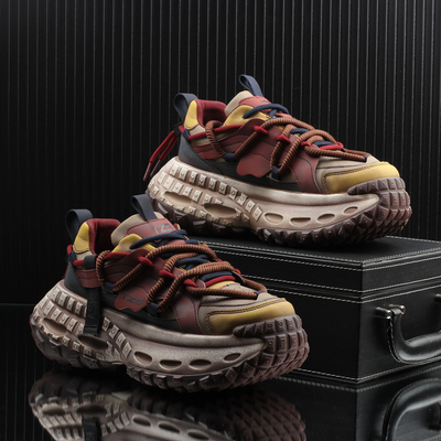 高级感潮牌轻奢时尚休闲老爹鞋男