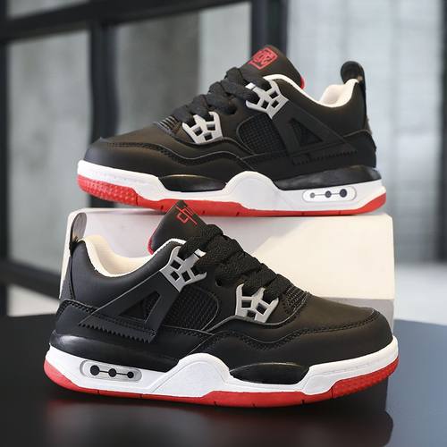 男女童鞋子春季a j新款乔2024中大儿童透气板鞋小学生百搭运动鞋