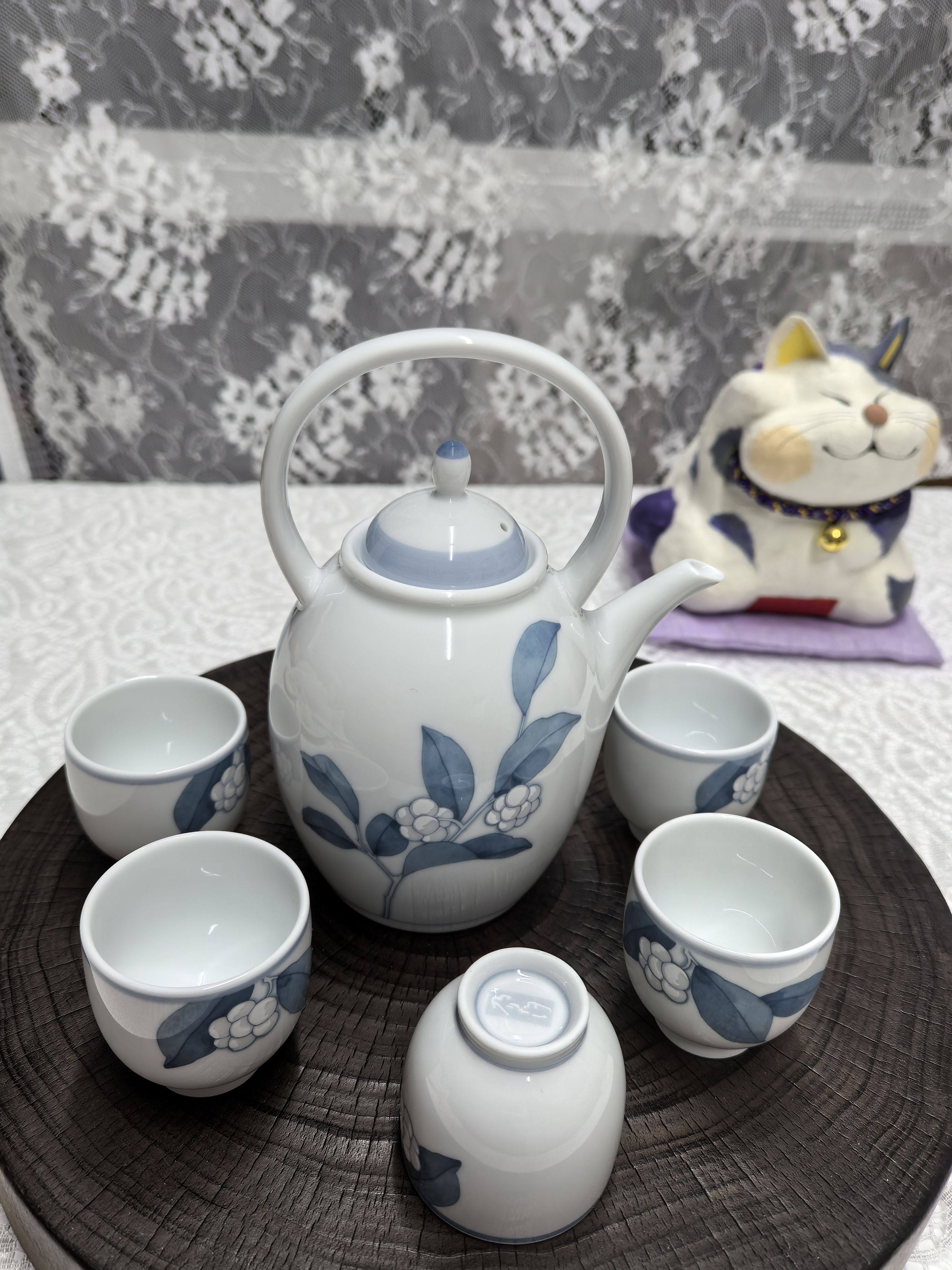 上新特惠:日本则武和系列稀有款一壶五杯,全新未使用,带原盒