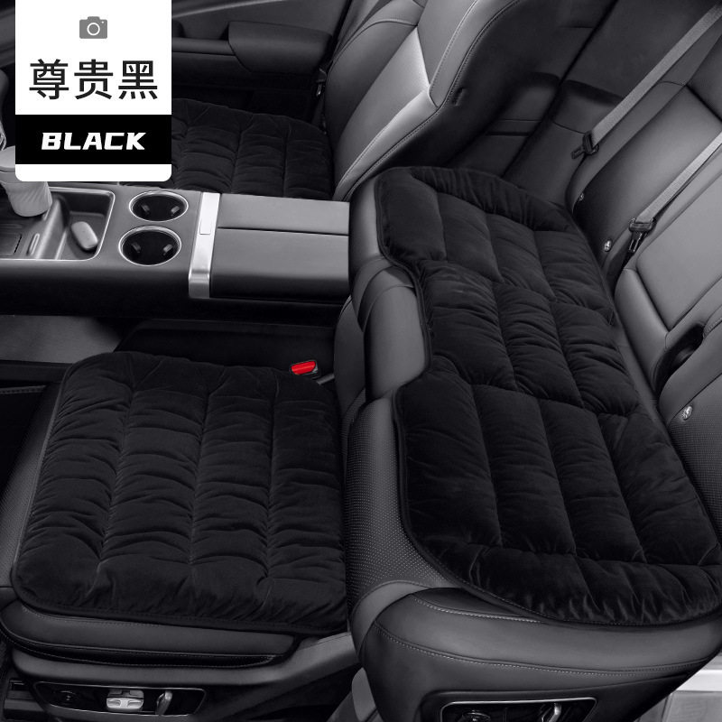 适用沃尔沃XC60S60S90XC70短毛绒冬季汽车坐垫新款棉保暖冬天座垫