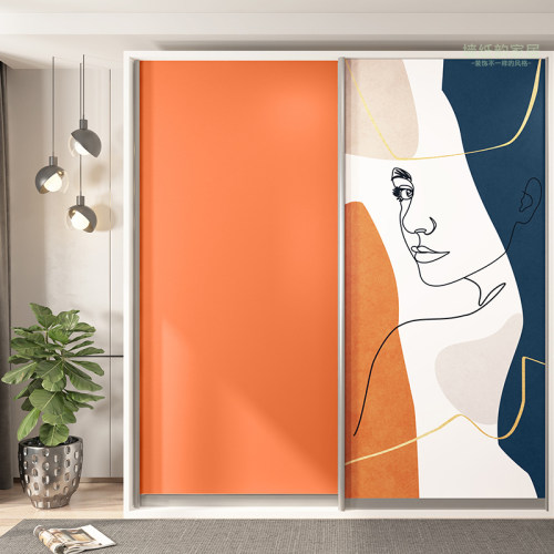 衣柜贴纸装饰卧室客厅墙纸壁纸