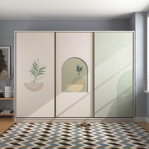 莫兰迪色衣柜自粘防水贴纸加厚