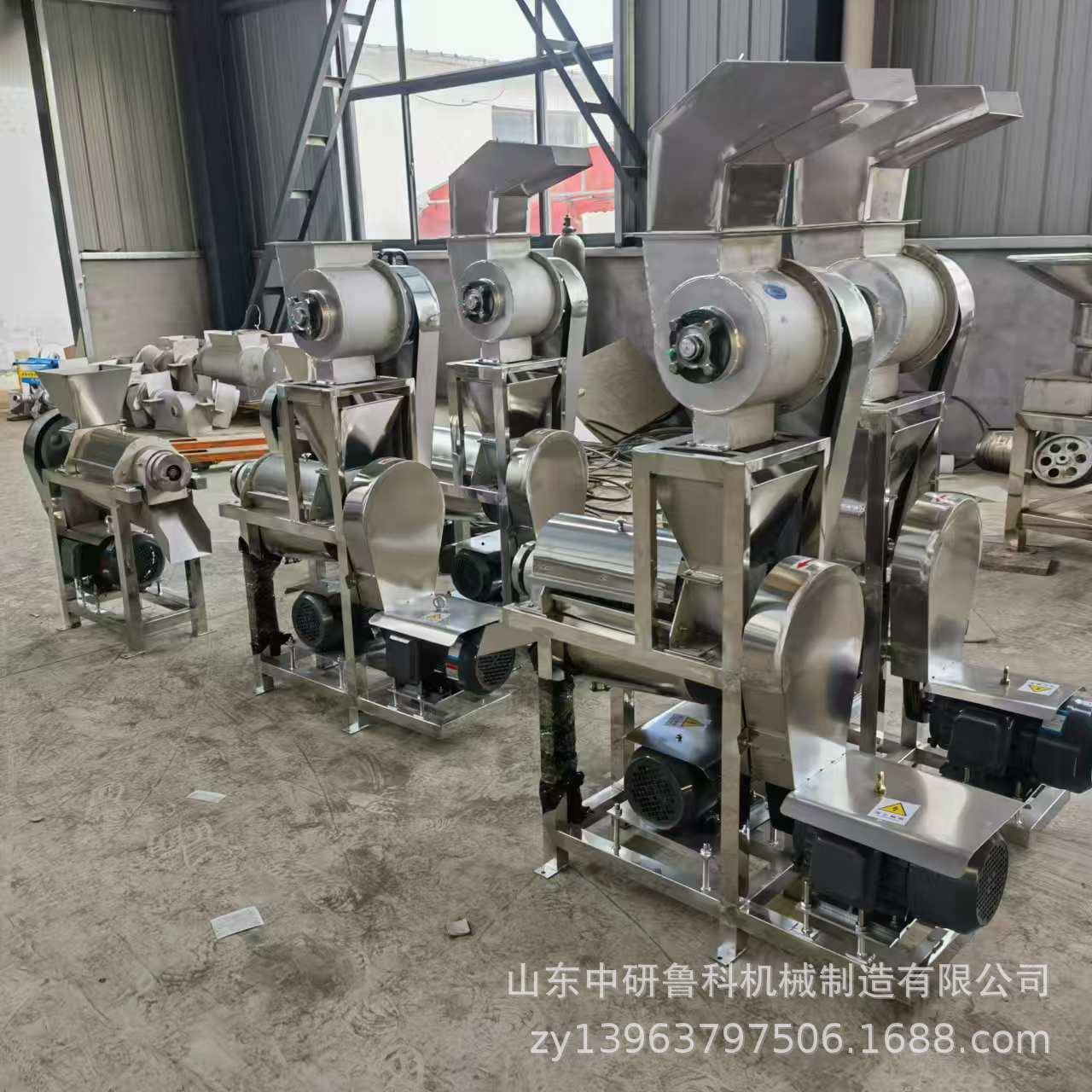 大型猕猴桃果汁机 商用杨桃刺梨榨汁设备 全自动工业水果榨汁机