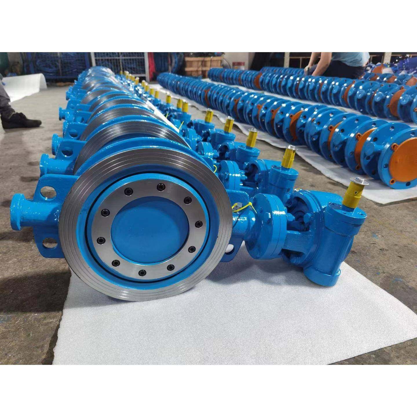 三偏心硬密封蝶阀18寸304不锈钢蝶阀dn150pn16手动涡轮蝶阀dn300,五金/工具,蝶阀,淘宝优惠券,粉丝福利购,淘宝优惠卷