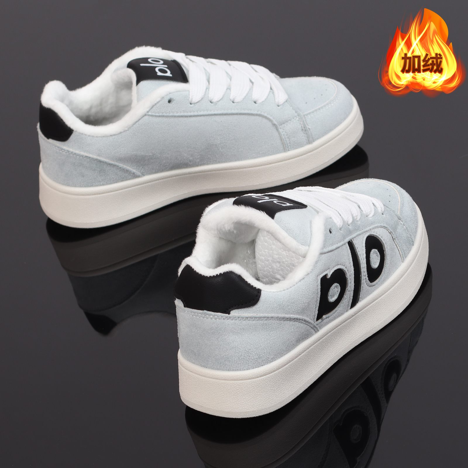 男女冬季时尚保暖新款加绒棉鞋