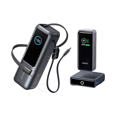 适用Anker安克Prime充电器贴膜ANKER299382保护膜A1902底座A1339300wZoloA1695移动电源快充165W非钢化