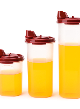 包邮 特百惠 440/650/890ml密封防漏油壶 厨房酱油瓶醋调味壶