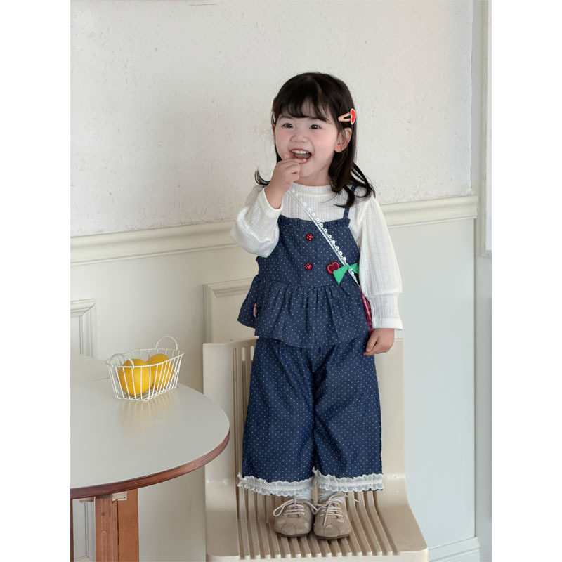 女童套装女宝宝春秋新款洋气童装小女孩长裤秋装阔腿裤儿童三件套,童装/婴儿装/亲子装,儿童运动套装,淘宝优惠券,粉丝福利购,淘宝优惠卷