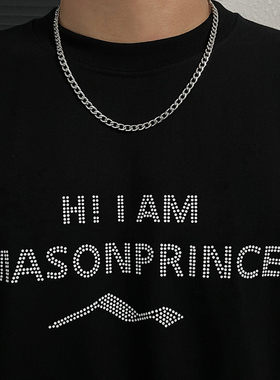 SAZ 百搭中性无性别ins钛钢项链潮酷街头嘻哈男女不掉色叠戴饰品