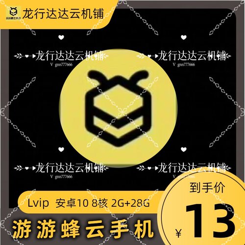 游游蜂云手机Lvip/Qvip/Vip10