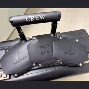 包邮CREW航空机组真皮把手套皮手柄套飞行箱行李箱拉杆护手保护套