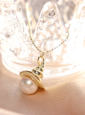 淡水珍珠圆珠链魔法帽小众可爱