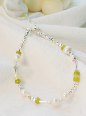 淡水珍珠碎银子古典新中式手链