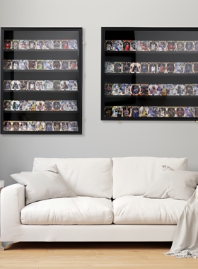 BGS评分卡PSA评级卡装展示框曲棍球篮球棒球球星卡展示架挂墙卡墙