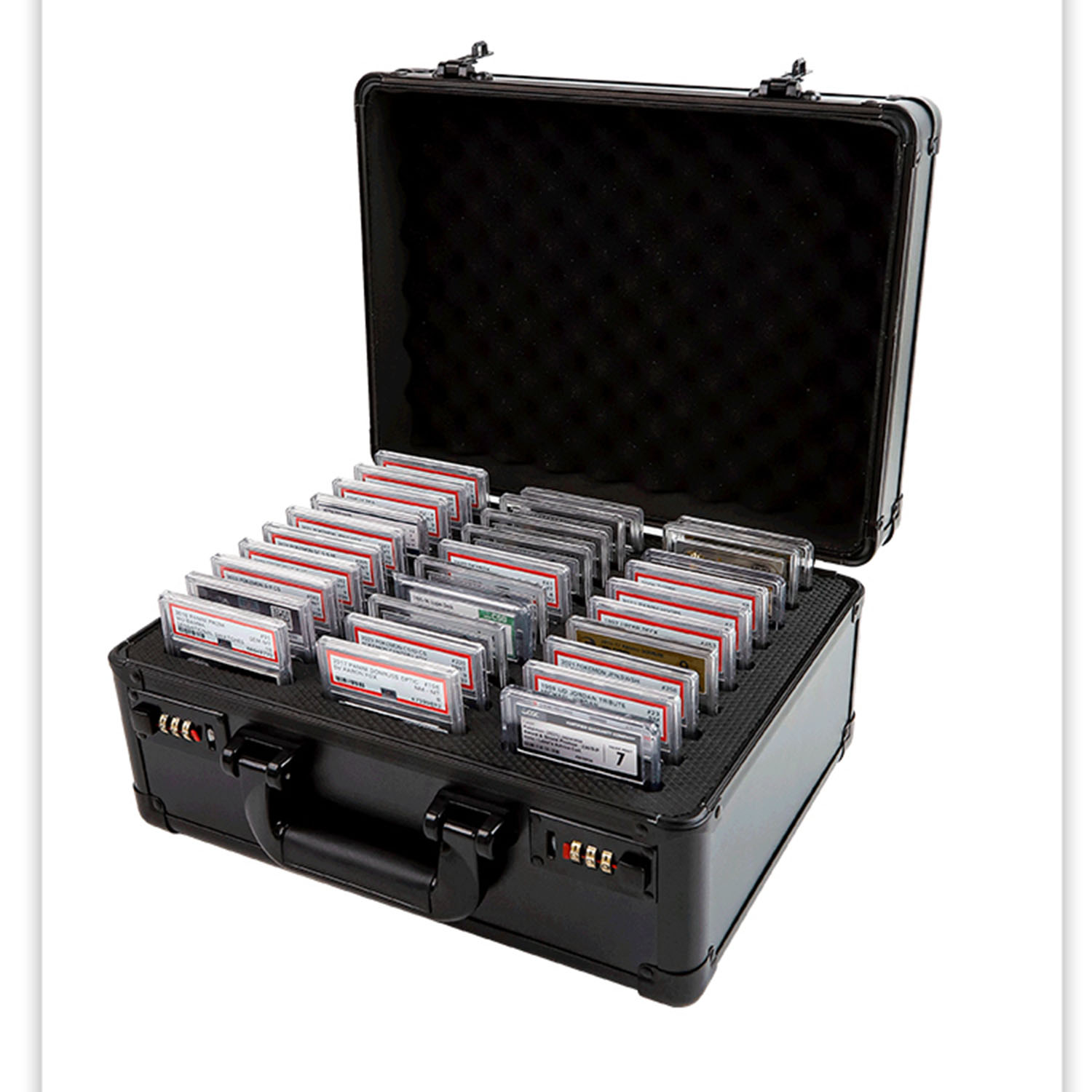 PTCG评级卡展示盒PSA BGS SGC 评分卡收纳盒收藏鉴定卡金属游戏王