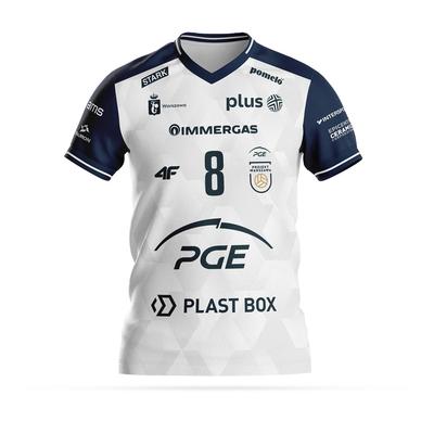 波兰男排华沙短袖无袖速干透气男女款排球服可免费印字一套起订