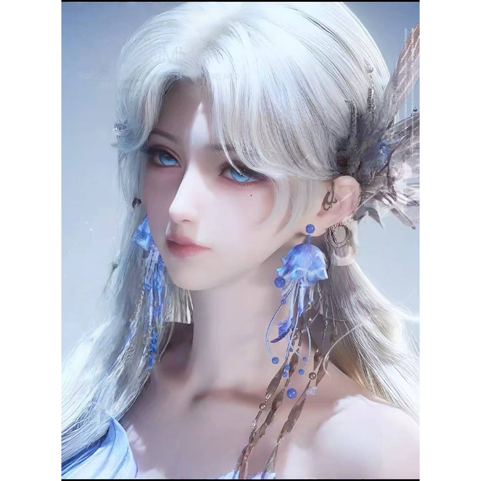 初梦｜云千蝶原创 王者荣耀世界捏脸女 通用 原版图片