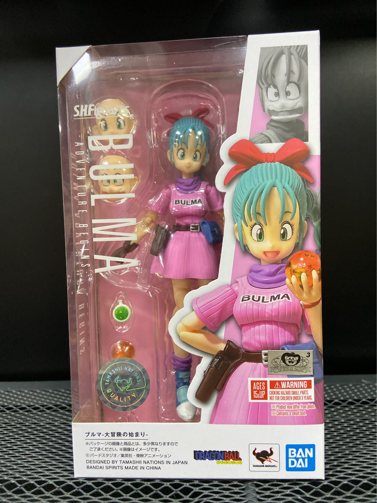 现货 万代 shf 布尔玛 庄子 大冒险的开始 龙珠 少年期