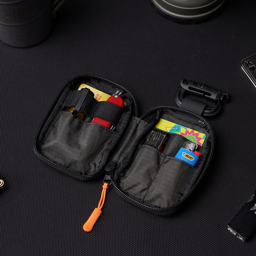 DOOMGEAR竖向迷你白洞收纳包XPAC大力马考杜拉对开多功能卡包机能