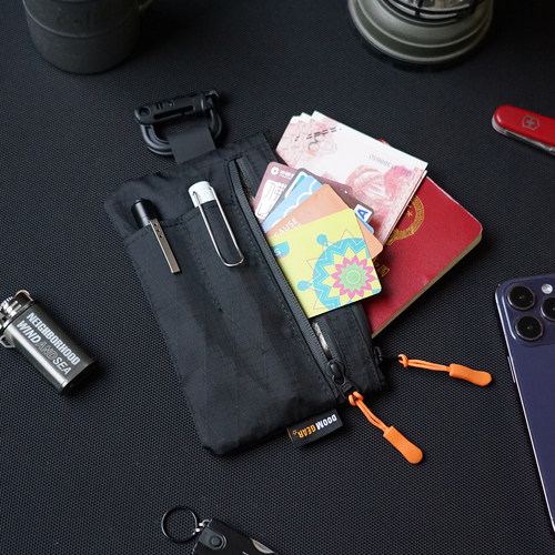 DOOMGEAR手机护照钱包ZPP MAX防水拉链护照证件包大容量手包男