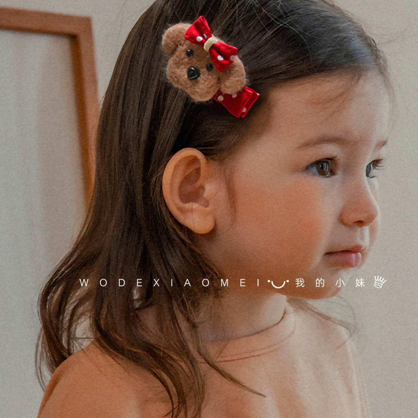 可爱小兔子女童发夹羊毛毡小狗女孩碎发发卡子儿童刘海侧边夹头饰