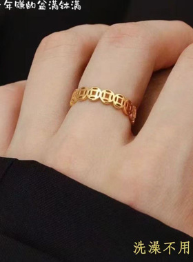 顺风水钱戒指2025新款