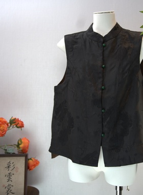 彩云裳—香云纱35姆米双面穿立领秋季新款女装58008