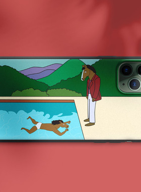 马男波杰克bojack horseman挂画手机壳定制适用荣耀苹果小米华为