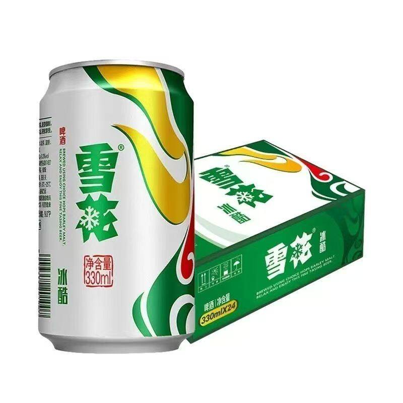 雪花冰酷330ml清爽小罐整箱