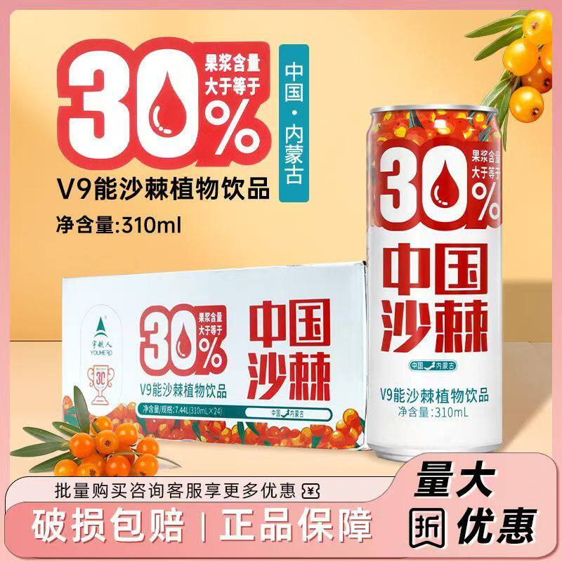 中国沙棘V9植物饮品310ml听装