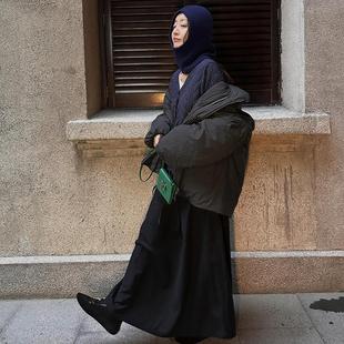 「秋冬」无性别围裹式 2024 经典 H廓形棉服外套 长短款 Bow