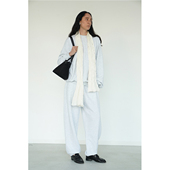 「深冬」下拉查看详情页 Bow 高支正反捻纱休闲套装 2025