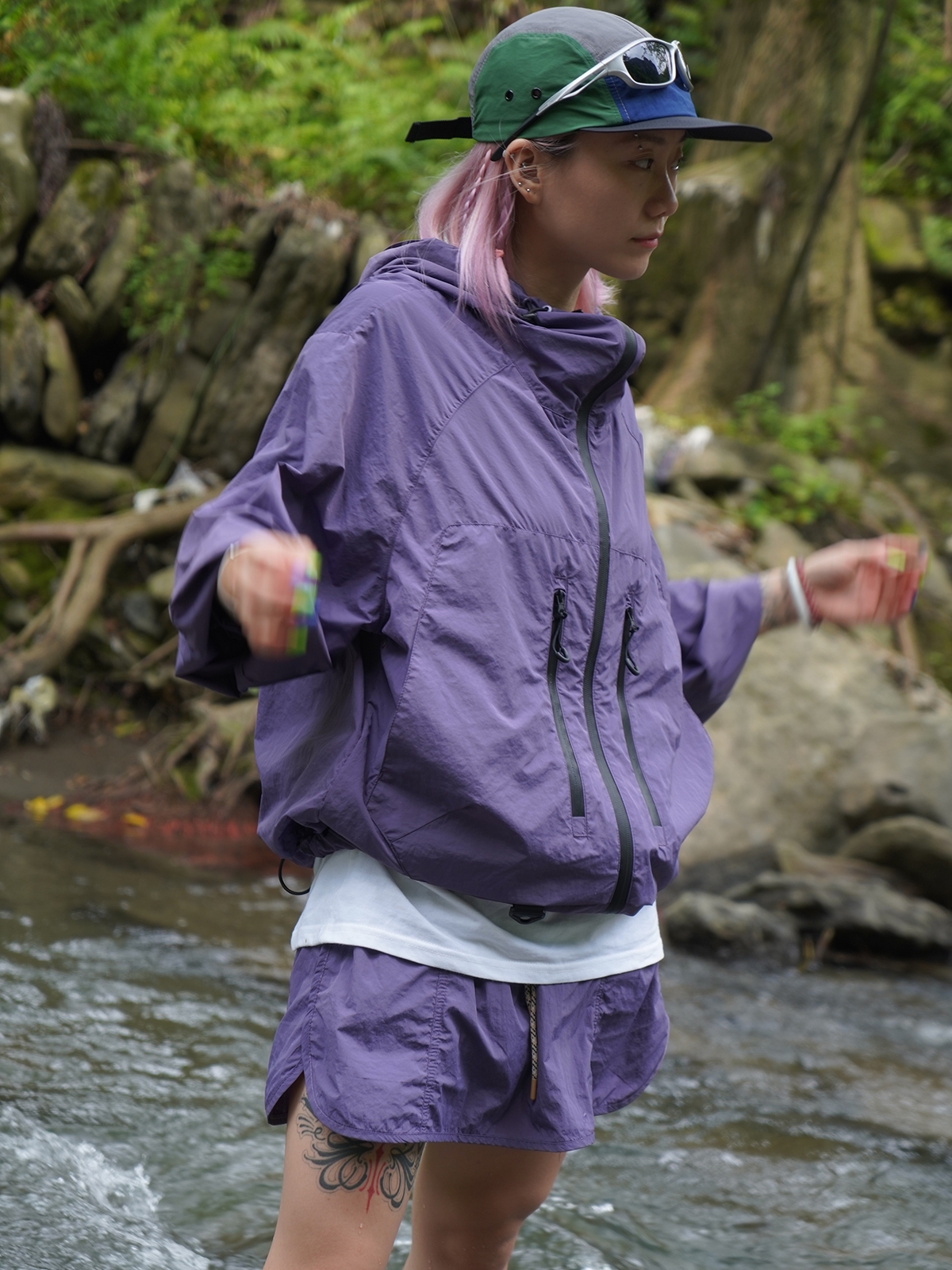《自然复兴》户外轻薄防晒冲锋衣徒步登山速干防水宽松透气男女款