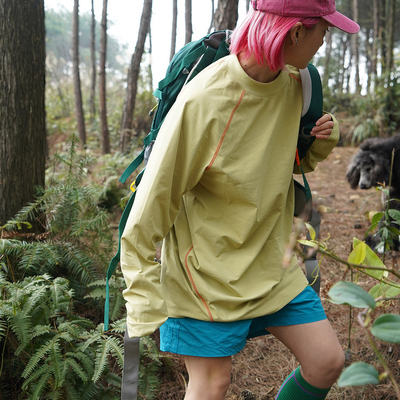 户外运动徒步登山速干衣印花长袖