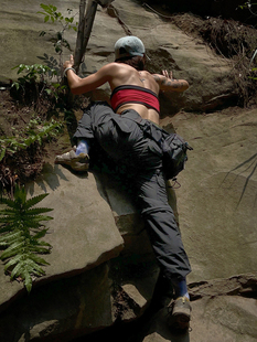 《自然复兴》户外速干耐磨可拆卸冲锋裤徒步登山攀岩加绒工装裤