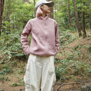 《蛮夷赞歌》春夏户外休闲立领保暖抓绒衣加绒内胆棉衣外套情侣款