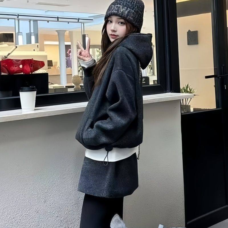 大码300斤高级灰色连帽卫衣套装女秋冬韩版百搭A字半身裙两件套潮,女装/女士精品,时尚套装,淘宝优惠券,粉丝福利购,淘宝优惠卷