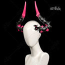 迷漫殿明日方舟终末地伊冯cos头饰龙角道具cosplay来图3D打印定制