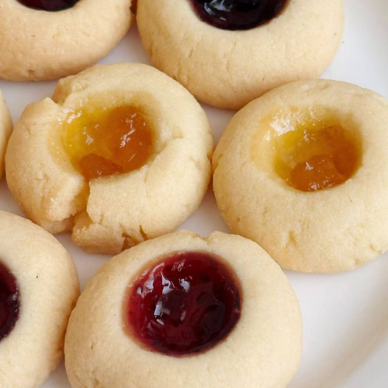 二分之一纯手工果酱曲奇草莓/凤梨/蓝莓 零食饼干曲奇下午茶糕点