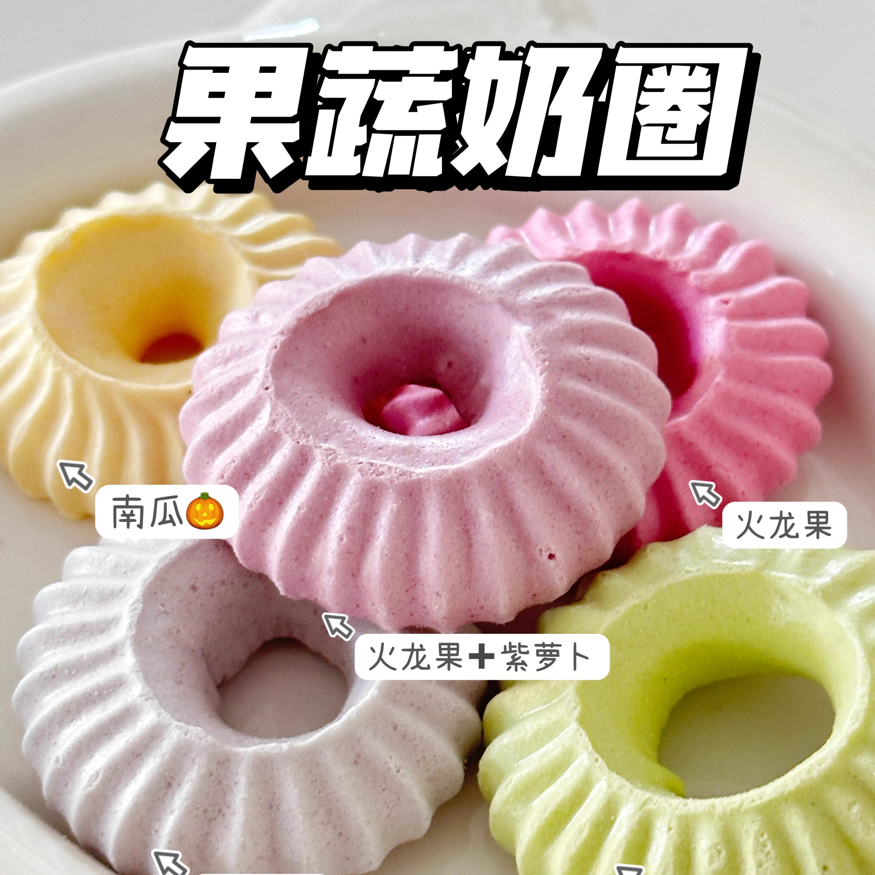二分之一宝宝零食果蔬奶圈 辅食达人手工制作无添加剂