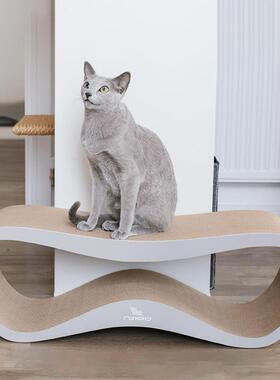 MYKOTTY LUI超大号猫抓板耐磨耐抓A级瓦楞纸魔抓板外贸出口缅因猫