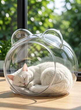 透明太空舱猫狗窝防水防潮不粘毛
