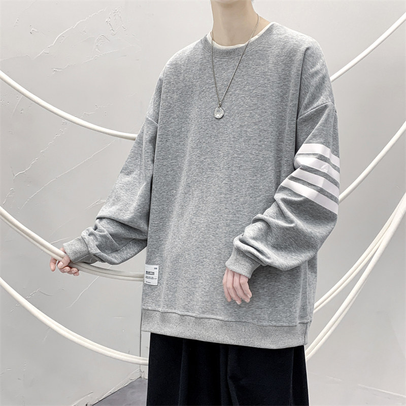 81514卫衣男春季大码宽松衣服男装ins潮流圆领外套春秋潮牌图片