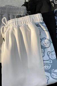 K886-P50抽绳卫裤男士春秋季潮流休闲长裤ins宽松直筒束脚运动裤图片