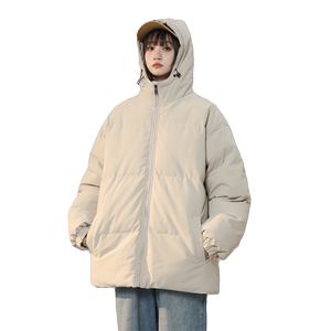 M002-特P70棉衣男款秋冬季连帽加厚棉袄美式复古青少年面包服图片