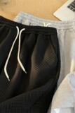 K010-P39春夏港风休闲纯色运动短裤男女宽松简约五分裤沙滩裤，男装休闲裤，电商D310（原电商305）